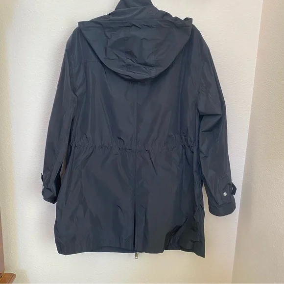 MICHAEL Michael Kors Black Hooded Rain Jacket - Picture 6 of 16